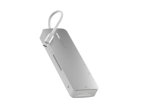 HUB 9 Puertos SSD Pro USB-C 140W Gris LINQ