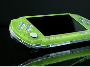 Carcasa XCM Magic Night Glow For PSP Slim Green