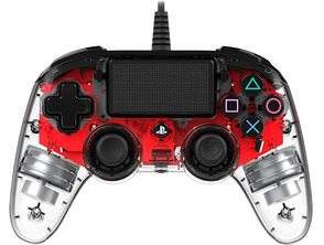Mando Nacon Compact Wired Illuminated Red Oficial PS4