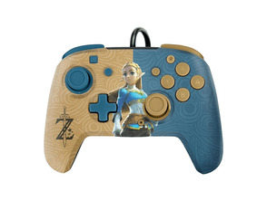 Mando USB PDP Faceoff Deluxe Audio The Legend of Zelda Edición Zelda