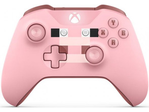 Mando XBOX ONE Minecraft Rosa  ed.limitada
