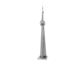 MAQUETA 3D CN Tower Toronto Metal Sin Pegamento Soldadura
