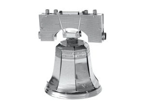 MAQUETA METAL 3D LIBERTY BELL PHILADELPHIA - MONTAJE SIN PEGAMENTO NI SOLDADURA