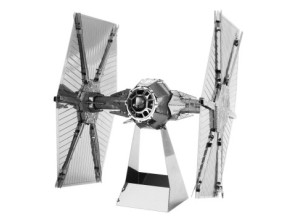 MAQUETA 3D METAL STAR WARS TIE FIGHTER IMPERIAL - FASCINATIONS - MONTAJE SIN PEGAMENTO NI SOLDADURA