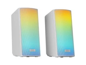 Altavoces Mars Gaming MSRGB2 Blanco - Modelo superior con diseño elegante