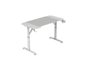 MESA GAMING MARS MGD ERGO 120 BLANCO 120x60 ALTURA REGULABLE CHASIS ACERO ALF. XXL