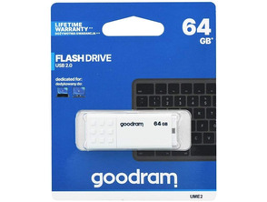 Memoria USB Goodram 64GB UME2 White USB 2.0