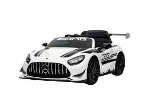 Coche eléctrico para niños Mercedes AMG GT3 Blanco
