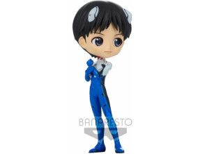 BANPRESTO Q POSKET EVANGELION: SHINJI IKARI PLUGSUIT STYLE- (VER.A) (14 CM)