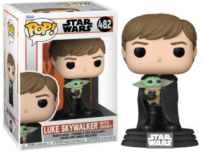 FUNKO POP! STAR WARS THE MANDALORIAN: LUKE SKYWALKERWITH GROGU (482)