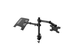 SOPORTE DE MESA COOLBOX MP01 PARA 1 PANTALLA HASTA 32" Y UN PORTATIL HASTA 17" COLOR NEGRO