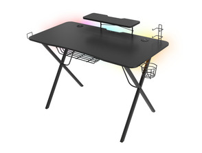 Mesa Gaming Genesis HOLM 300 RGB Negro