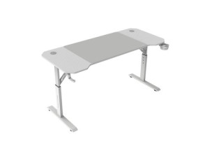 MESA MARS GAMING MGD ERGO 140 REGULABLE EN ALTURA TABLERO BLANCO CHASIS DE ACERO 140x60 ALF. XXL