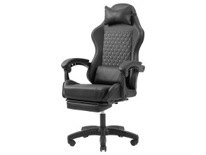 Silla Gamer Mars Gaming MGCXBK Negra - Reclinable Reposabrazos Ajustable Reposapiés Cojines