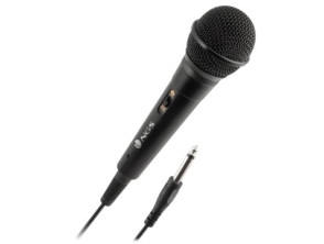 MICROFONO NGS SINGER FIRE ESPECIAL KARAOKE JACK 6.3 MM CABLE 3MTR