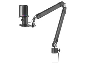 MICROFONO PROFESIONAL MARS GAMING MMICXT BLACK MICROFONO DE ESTUDIO DE ALTA DEFINICION ADC 192kHz DY