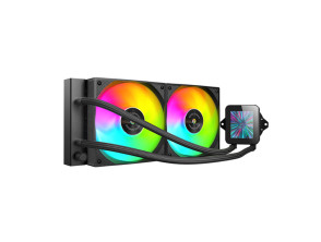 Añadir a la cesta Sistema de Refrigeración Líquida Mars Gaming MLVISION240 Negro ARGB 2x120mm - Pantalla LCD 500W TPD Sistema de Refrigeración Líquida Mars Gaming MLVISION240 Negro ARGB 2x120mm - Pantalla LCD 500W TPD