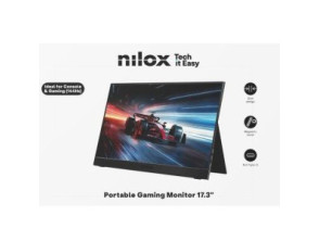 Monitor Portable Nilox NXMP17FHD1441 17,3" IPS FHD 144Hz Color Negro USB-C Mini-HDMI