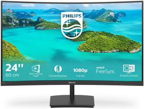 Monitor Curvo Philips E-Line 241E1SCA 23.6" Full HD Multimedia Negro