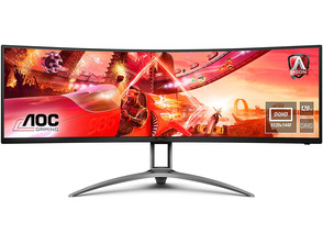 Monitor Gaming Curvo AOC AGON AG493UCX 49" DQHD Multimedia Negro