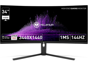 Monitor Gaming Curvo Millenium 34'' MD34PRO FHD