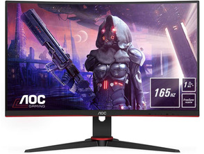 Monitor Gaming LED 24'' AOC C24G2AE/BK Curvo Negro