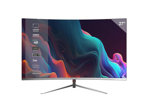 Monitor Mars Gaming Curvo MV-27C 27" FHD Blanco