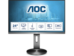 Monitor Profesional AOC I2490PXQU 23.8" Full HD Multimedia Gris