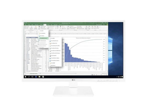 Monitor Profesional LG 24BK550Y-W 23.8"/ FHD / Multimedia / Blanco