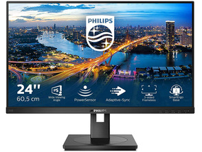 Monitor Profesional Philips 242B1 23.8" Full HD Multimedia Negro