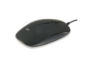 Mouse Conceptronic Regas Óptico Negro para Escritorio