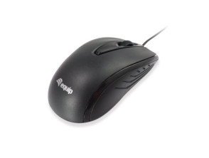 MOUSE EQUIP COMPACT LIFE ÓPTICO USB NEGRO 1000DPI