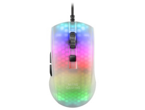 Añadir a la cesta Mouse Mars Gaming RGB MMR Translúcido White 12800DPI - Ultra Ligero 58g - Iluminación RGB - Switches Mecánicos Mouse Mars Gaming RGB MMR Translúcido White 12800DPI - Ultra Ligero 58g - Iluminación RGB - Switches Mecánicos