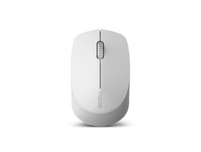 Mouse Rapoo M100 Silent Wireless y Bluetooth 2.4G GHz BT 4.0 3 Botones USB 3.0 1300 PPP - Gris Claro