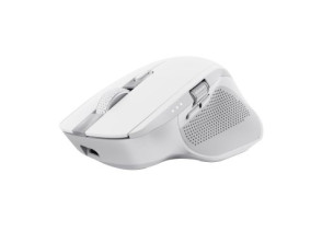 Mouse Trust Wireless y Bluetooth OZAA+ 24935 Blanco Multidispositivo Recargable