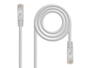 Cable de Red CAT6A 10m Gris | Latiguillo RJ45 UTP