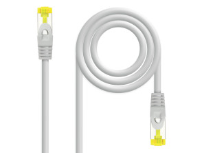 Añadir a la cesta Cable de Red Cat6A 10m SFTP RJ45 AWG26 Gris - Nanocable Cable de Red Cat6A 10m SFTP RJ45 AWG26 Gris - Nanocable