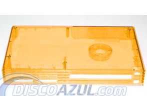 Carcasa Superior Naranja Transparente para Playstation 2
