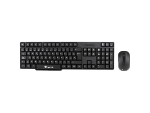 NGS Euphoria Kit Teclado + Ratón inalámbrico Inglés Negro