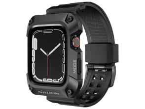 Nillkin Carcasa+Correa Apple Watch 45mm DynaGuard Negro - Compatible con Apple Watch 7/8