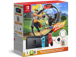 Añadir a la cesta Nintendo Switch + 2 Mandos Joycon + Ring Fit Adventure (Completo) Nintendo Switch + 2 Mandos Joycon + Ring Fit Adventure (Completo)
