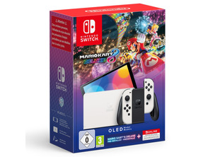 Añadir a la cesta Nintendo Switch OLED Blanco + Mario Kart 8 Deluxe + 12 meses NSO Nintendo Switch OLED Blanco + Mario Kart 8 Deluxe + 12 meses NSO