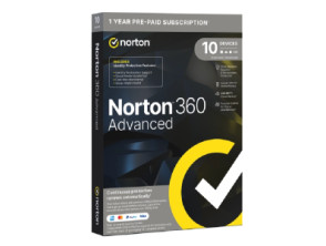 Añadir a la cesta NORTON 360 ADVANCE Antivirus 200GB 1 usuario 10 dispositivos 1 año NORTON 360 ADVANCE Antivirus 200GB 1 usuario 10 dispositivos 1 año