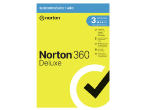 Añadir a la cesta Norton 360 Deluxe 1 Año - Antivirus 25GB para 1 Usuario, 3 Dispositivos Norton 360 Deluxe 1 Año - Antivirus 25GB para 1 Usuario, 3 Dispositivos