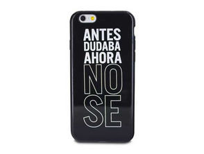 Añadir a la cesta Funda TPU Negra Tacto Goma No Sé - iPhone 6/6S Funda TPU Negra Tacto Goma No Sé - iPhone 6/6S