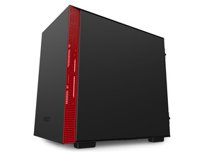NZXT Caja MINI ITX H210 Negro-Rojo