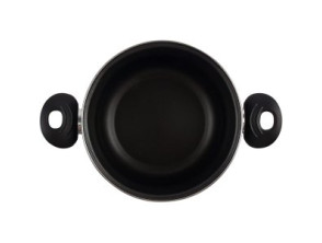 Olla con Tapa de Cristal Magefesa K2 Rojo 16 Acero Antiadherente Inoxidable - Todo Tipo