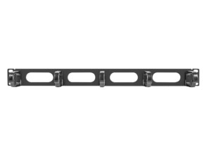 Organizador De Cables Para Gabinetes De 19'' 1u Tipo B Negro Ak-1205-