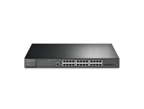 Añadir a la cesta Switch TP-LINK JETSTREAM PoE+ 24 puertos Gbit RACK 4 SFP+ 10G Switch TP-LINK JETSTREAM PoE+ 24 puertos Gbit RACK 4 SFP+ 10G