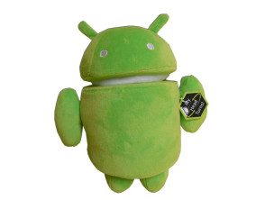 Peluche Android verde 25 cm
